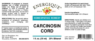 Enrg0600 Carcinosin Cord 9 20 19